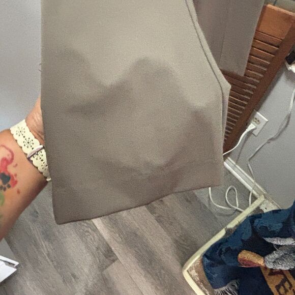 Zara Straight Leg Low Rise Brown Trousers Work Casual Pants Size M NWOT - Picture 10 of 14